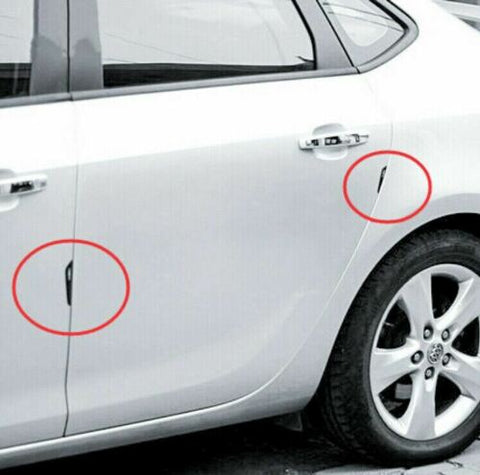 4pcs Carbon Fiber Door Edge Guard, Universal JDM Auto Door Side Edge Protection Anti-scratch Protector Trim Sticker for Car SUV Pickup Truck