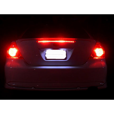 2pcs 1157 / 3157 / 7443 Red 40-SMD LED Flashing Strobe Brake Stop Tail Light Lamp