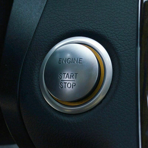 Blue/ Gold/ Red Keyless Key Hole Start Engine Button Decoration Ring for Mercedes Benz C E S R ML GL CLA CLS GLA GLC GLE Class W204 W205 W212 W213 W166 W246 W222 C117 W218 R172 W447 X164 X251