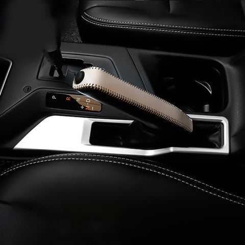 ABS Chrome Car Central Console Gear Panel Parking Hand Brake Frame Cover Trim for Toyota RAV4 2013-2018