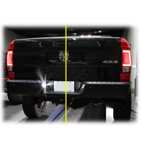 OEM Replace White LED License Plate Light for Dodge Ram 1500 2500 3500 2003-2018 - 18 SMD