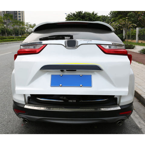 for Honda CRV CR-V 2017 2018 2019 2020 2021 Stainless Steel Rear Trunk Lid Molding Trim, Car Tailgate Rear Trunk Latch Cover Trim Moulding Strip