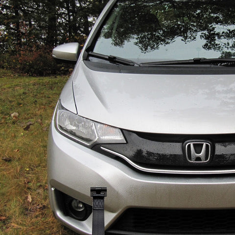 Blue / Black / Red Track Racing Style Towing Strap Tow Hole Adapter for Honda 3rd Gen Fit Jazz 2015-2018, Fit Acura TLX 2015-2018