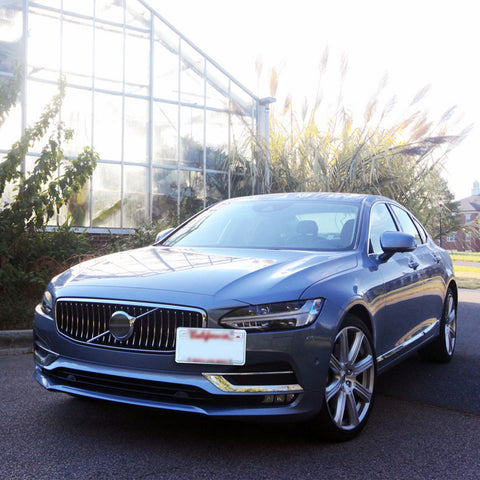 JDM Aluminum Bumper Tow Hook License Plate Mount Bracket for Volvo XC90 S90 2015-up