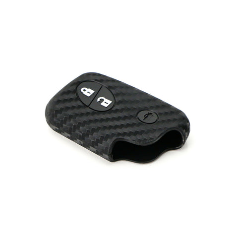 Carbon Fiber Soft Silicone Key Fob Case Cover Protector for Lexus IS ES GS LS CT LX GX RX