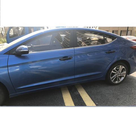 ABS Carbon Fiber Side Door Handle Cover Molding Trim for Hyundai Elantra 2017 2018 2019