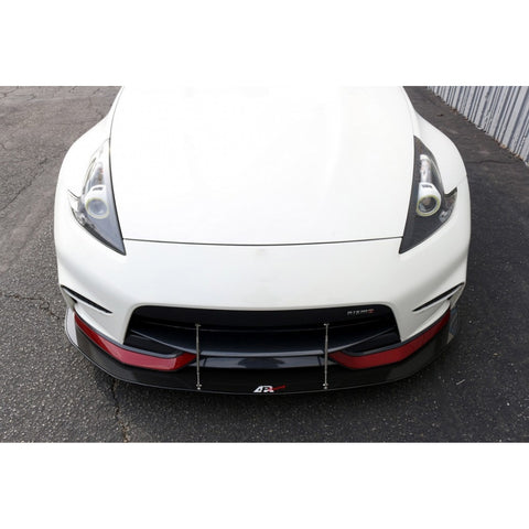 Adjustable 6"-9" / 8"-11" / 10"-13" Front Bumper Lip Splitter Diffuser Strut Rod Tie Bars Fit Most Vehicles, Black / Red / Blue / Silver