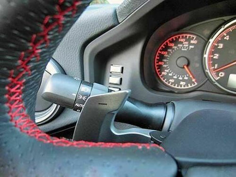 1 set Pure Real Carbon Fiber Steering Wheel Paddle DSG Shifter for Scion FRS Toyota GT86 Subaru Forester 2013 and up