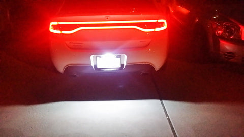OEM Replacement LED License Plate Light for Dodge Charger Challenger - 18-SMD