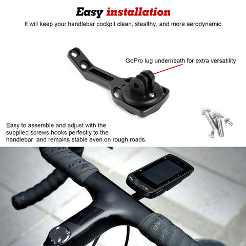 Road Bicycle FACTOR Garmin/Cateye Computer Mount For BLACK INC Handlebar Holder