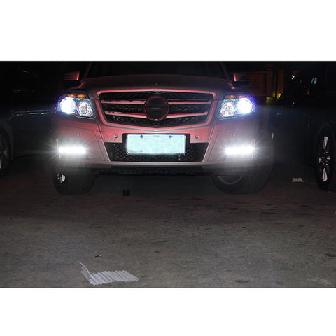 LED Daytime Running Light DRL Fog Lamp for Mercedes Benz W166 ML350 ML500 ML550 ML63 AMG X204 GLK250 GLK350, LED Driving Light Front Bumper Fog Light Left Right 2049065401 2049065501