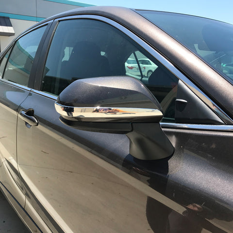 2pcs ABS Chrome Car Side Mirror Trim Rearview Mirror Protective Strip for Toyota Camry 2018-2024