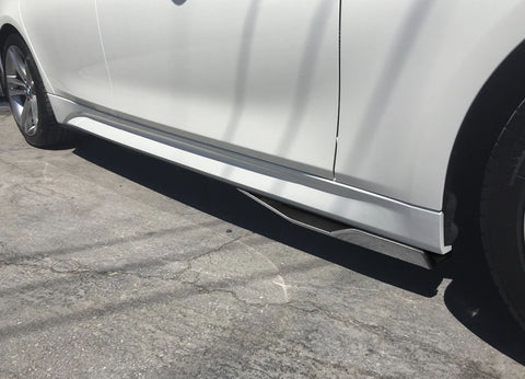 Gloss Black Side Skirt Rocker Winglets Splitters Extensions Diffusers Lip Wind Wing Body Kit Compatible With Most Cars Universal Fit