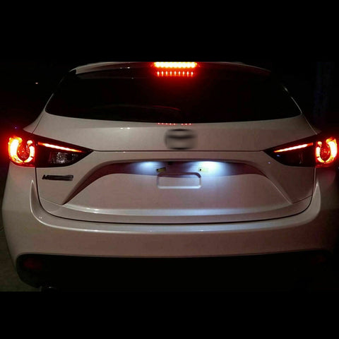 for Mazda 3 5 6 CX-5 CX-9 2008-2018 LED Strobe Flashing Brake Tail Stop Light, 40-SMD Extremely Bright