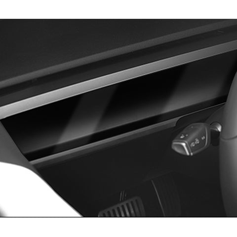 For Tesla Model 3 2017-2023 & Model Y 2020-up Gloss Black Interior Dashboard Wrap Strip Stickers