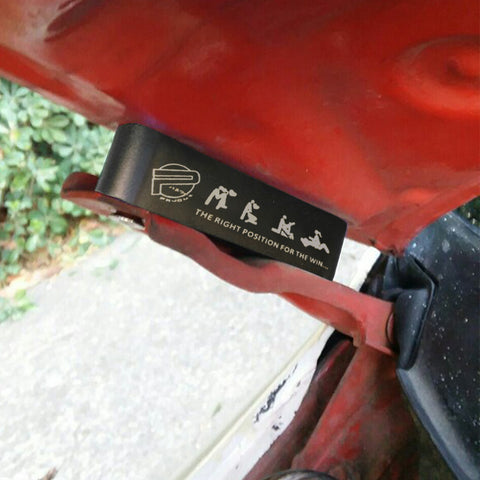 Red / Gold / Blue / Black / Neo / Silver Hood Spacer Riser Kit for Honda Civic Acura Integra, Aluminum Alloy Billet Car Hood Vent Spacer Riser Modification Set