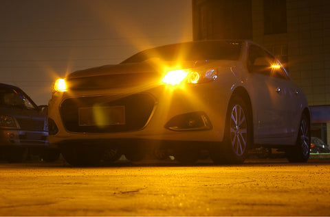 Amber/White 3157 LED Bulb Super Bright Projector Lens 3156 3056 3157KX 4157 3457 4157NAK 3757 T25 LED Turn Signal Blinker Light Brake Tail Parking Lamp