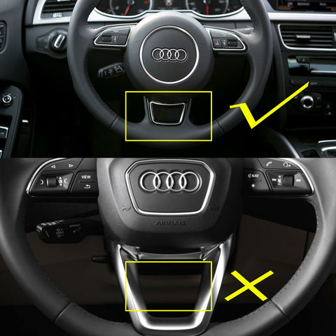 Xotic Tech Carbon Fiber Sline S Line Letter Decal Steering Wheel Decor Sticker for Audi A4 B8 A3 A6 C7