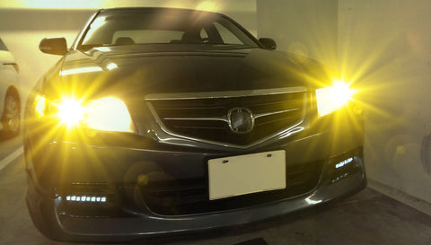 Golden Yellow high power 60W H1 COB LED bulbs Golden Yellow LED Headlight Bulbs