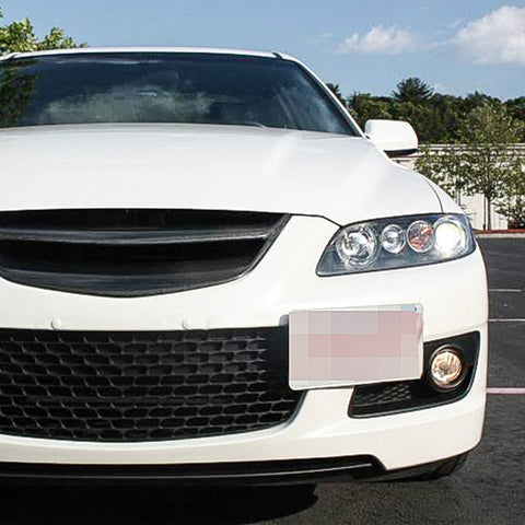 1 Set Black / Gold / Red Sporty Racing Front Tow Hook License Plate Bumper Mounting Bracket Fit for Mazdaspeed 6 2006-2007