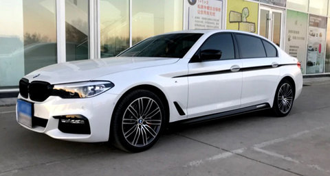 Black Car Door Side Skirt Stripe Waist Line Decal Body Sporty Decor Sticker for BMW Coupe Sedan - Car Exterior Decoration