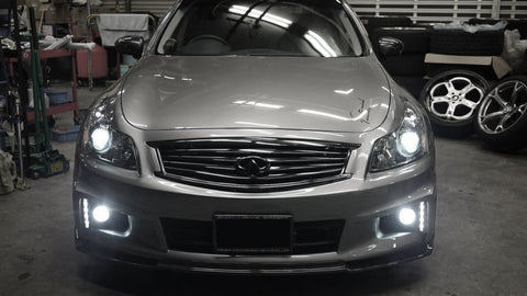 H10 9145 9140 9050 106-SMD CREE LED DRL Fog Lights Driving Bulbs DRL Daytime Running Lamps White/Ice Blue