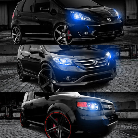 2x 9003 H4 HB2 Ice Blue 8000K High Power COB LED Headlight Conversion For Low/High Dual Beams DRL Fog Lights Kit Bulbs (Newest Model)