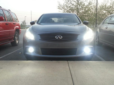 (2) 80W CREE LED Bright White H1 LED DRL Driving Running Light, Fog Light, Off Road Light