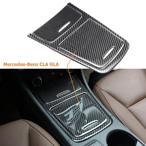 Real Carbon Fiber Interior Trim Stickers For Mercedes Benz 2013-2017 CLA GLA