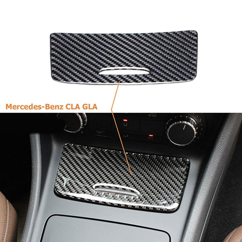Real Carbon Fiber Interior Trim Stickers For Mercedes Benz 2013-2017 CLA GLA
