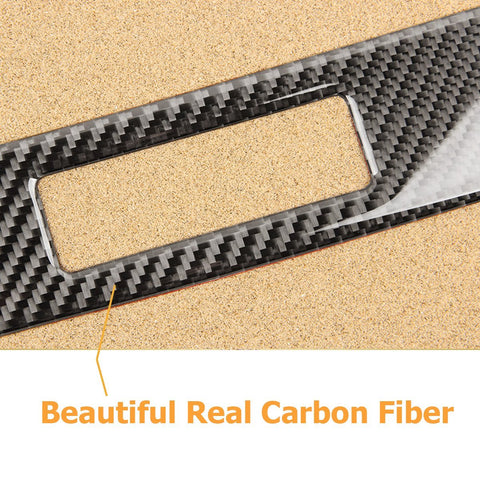 Car Interior Multimedia Control Center Console Penal Trim Carbon Fiber Sticker For Ford Mustang 2015-2020