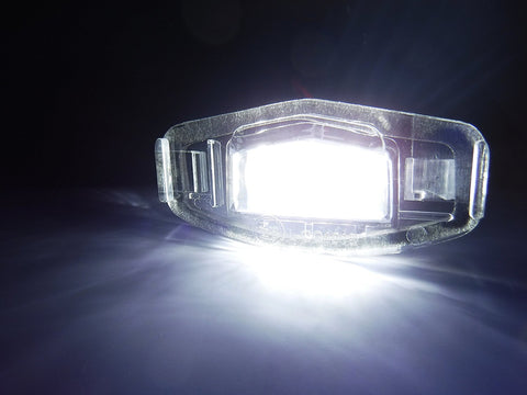 Direct Fit White LED License Plate Light Lamps For Acura MDX RL TL TSX ILX Honda Civic Accord Odyssey, etc