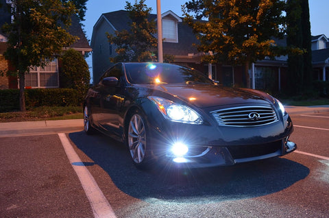 (2) 80W CREE LED Bright White H1 LED DRL Driving Running Light, Fog Light, Off Road Light