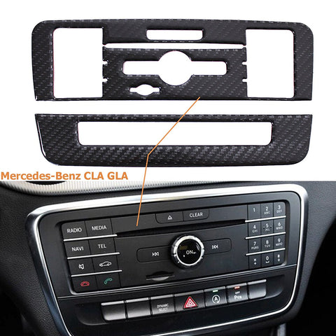 Real Carbon Fiber Interior Trim Stickers For Mercedes Benz 2013-2017 CLA GLA