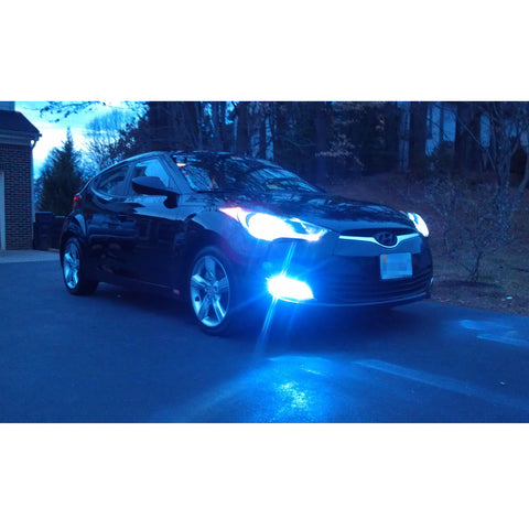 2pcs 881 880 Ice Blue 8000K COB LED Fog Light Low High Beam Bulb for Chevrolet Tahoe S10 Suburban