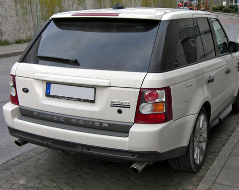 1pc SUPERCHARGED Emblem Tailgate Side Fender Badge Sticker for Land Rover Black