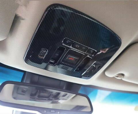 Sporty ABS Carbon Fiber Car Front Reading Light Lamp Cover Trim for Toyota Camry 2018-2024