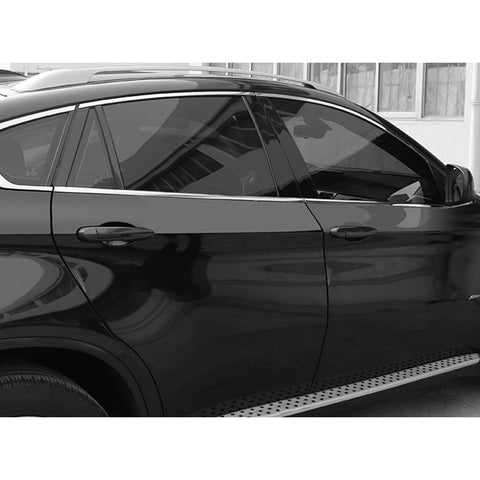 Carbon Fiber Style Door Handle+Door Edge Protect Trim For BMW 3 Series E90 E91