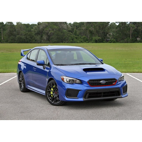 for Subaru WRX STI 2018 2019 2020 Front Grille Pinstripe Vinyl Sticker Glossy Red, Styling Front Hood Panel Edge Molding Trim Decal