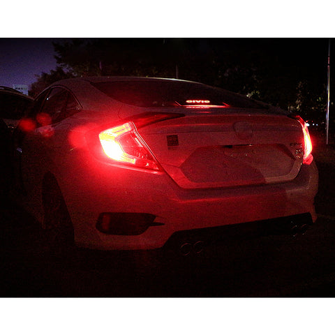 2pcs 1157 / 3157 / 7443 Red 40-SMD LED Flashing Strobe Brake Stop Tail Light Lamp