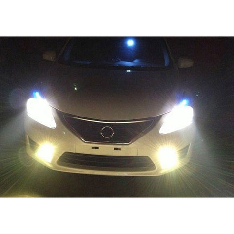 9005 9006 HB3 HB4 / H8 H9 H11 / 880 881 889 COB LED Bulb White Golden Yellow Dual Color Fog Light Conversion Kit
