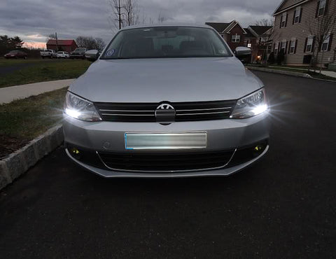 6000K White LED Bulbs for Volkswagen Jetta 2011-2016 Daytime Running Light DRL
