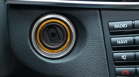 Blue/ Gold/ Red Keyless Key Hole Start Engine Button Decoration Ring for Mercedes Benz C E S R ML GL CLA CLS GLA GLC GLE Class W204 W205 W212 W213 W166 W246 W222 C117 W218 R172 W447 X164 X251