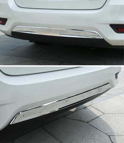 ABS Chrome Rear Bumper Lower Lip Cover Molding Trim for Nissan Sentra 2016-2018