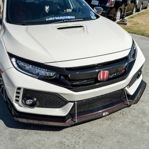 Adjustable 6"-9" / 8"-11" / 10"-13" Front Bumper Lip Splitter Diffuser Strut Rod Tie Bars Fit Most Vehicles, Black / Red / Blue / Silver