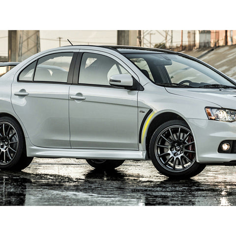 2PCS Mesh X Style Front Side Fender Scoop Air Flow Vent Grill Cover Trim Decoration Sticker Universal Fit, Matte Black