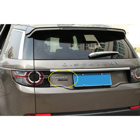 Black / Red / Black Red 3D Metal SUPERCHARGED Emblem Trunk Lid Dash Sticker Fender Badge For Land Rover Range Rover