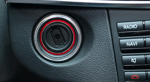 Blue/ Gold/ Red Keyless Key Hole Start Engine Button Decoration Ring for Mercedes Benz C E S R ML GL CLA CLS GLA GLC GLE Class W204 W205 W212 W213 W166 W246 W222 C117 W218 R172 W447 X164 X251