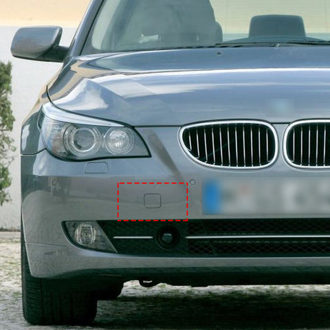 Front Bumper Tow Hook Cap Replacement Cover For BMW 5 Series 525i E60 E61 04-07