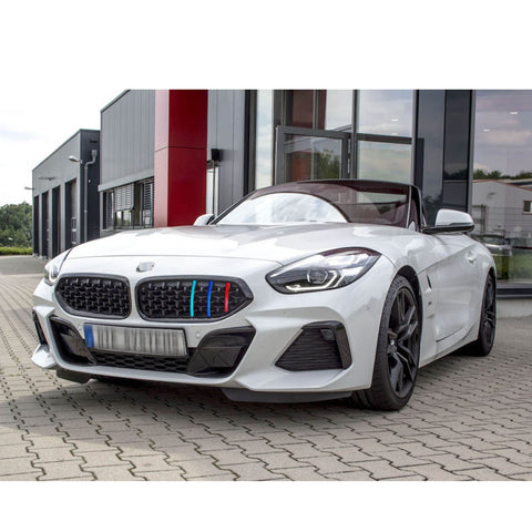 3pcs M-performance M-colored Grille Kidney Insert Trims Stripe Cover for BMW G29 Z4 2019-up (13 beam bars)